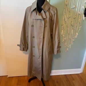 Vintage Misty Harbor Classic Tan Trench Coat